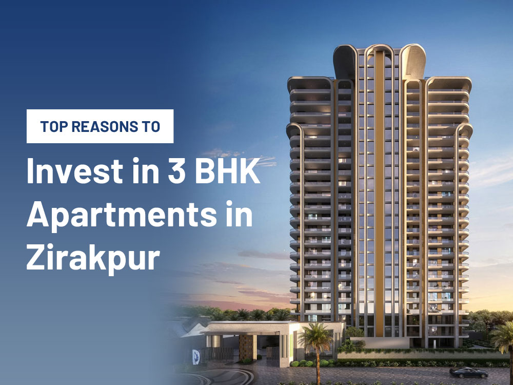 3 BHK Apartments in Zirakpur